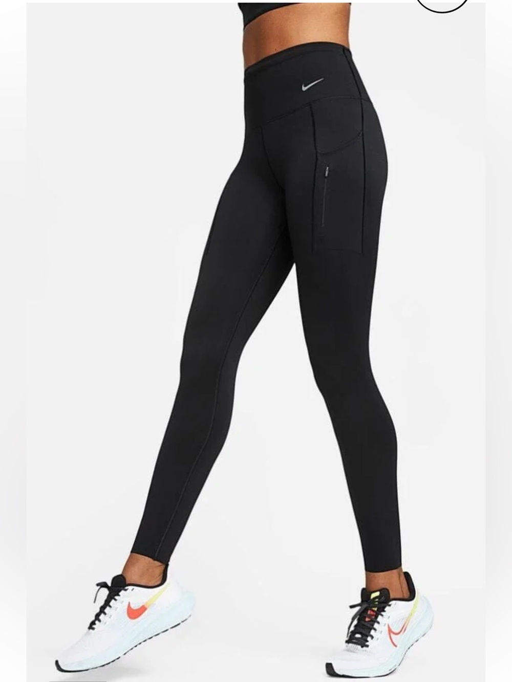 Nike Women's Dri-FIT Go Leggings - Black Size Small - Pockets - $120+ MSRP